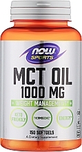 Парфумерія, косметика Спортивне харчування, олія, 1000 мг - NOW Foods MCT Oil, 1000 Mg