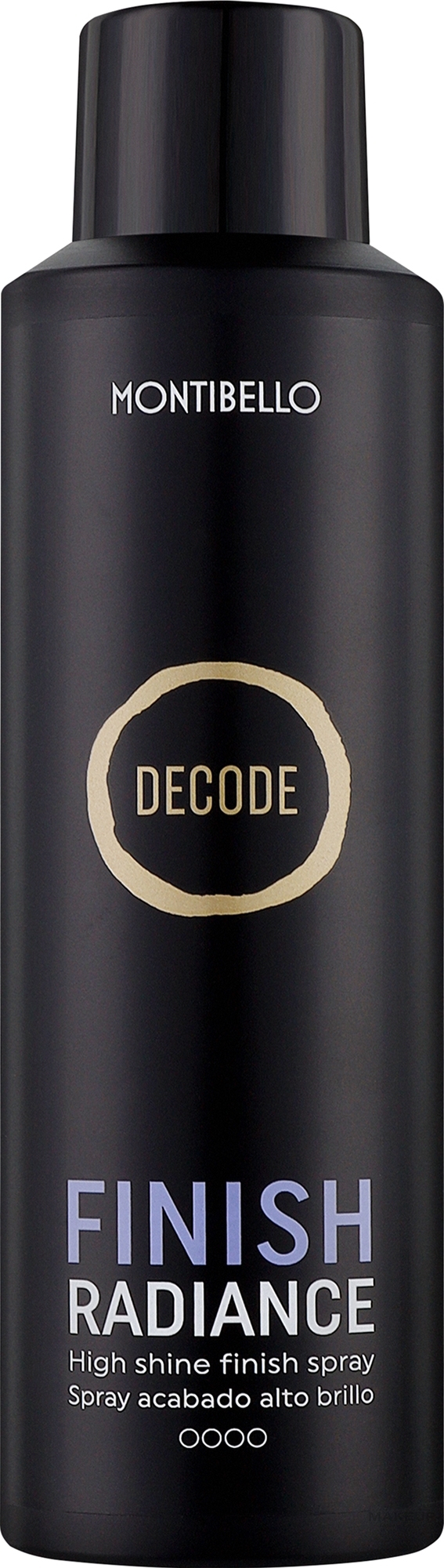 Лак для волос "Блеск" - Montibello Decode Finish Radiance — фото 200ml