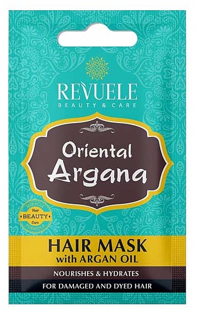 Маска для волосся з арганієвою олією - Revuele Oriental Argan Oil Hair Mask — фото N1