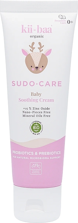Заспокійливий крем із цинком - Kii-baa Baby Sudo-Care Soothing Cream — фото N1