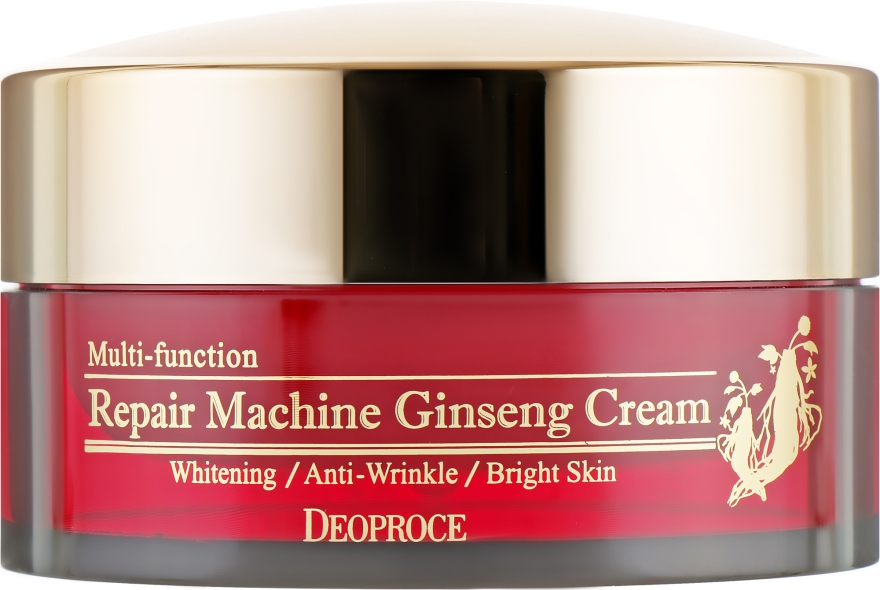 Крем для лица с женьшенем - Deoproce Repair Machine Ginseng Cream — фото N3