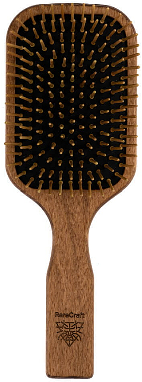 Расческа для волос темная - RareCraft Paddle Brush — фото N1