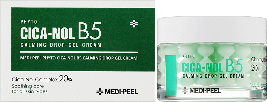 Успокаивающий капсульный крем-гель - MEDIPEEL Phyto CICA-Nol B5 Calming Drop Gel Cream  — фото N2