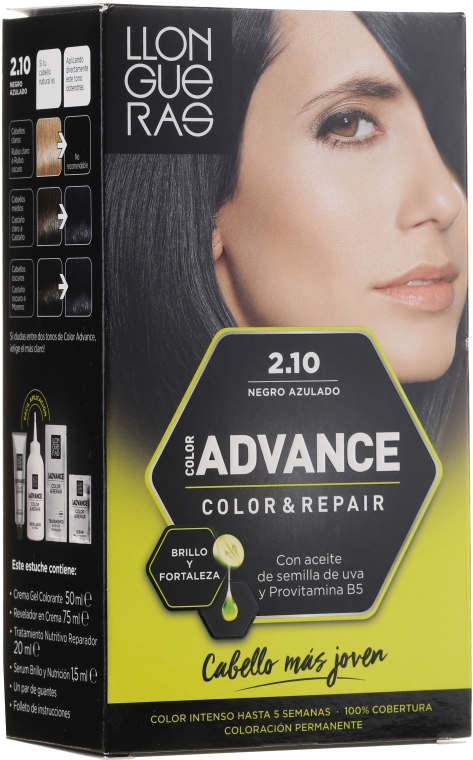 Краска для волос - Llongueras Color Advance Hair Colour — фото N2