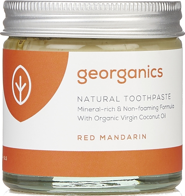 Дитяча натуральна зубна паста - Georganics Red Mandarin Natural Toothpaste — фото N2