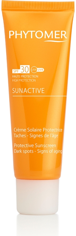 Сонцезахисний крем для обличчя і чутливих зон - Phytomer Sunactive Protective Sunscreen SPF30 — фото N1