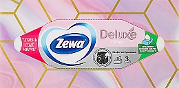 Парфумерія, косметика Серветки косметичні тришарові, фіолетово-рожева упаковка, 90 шт. - Zewa Deluxe