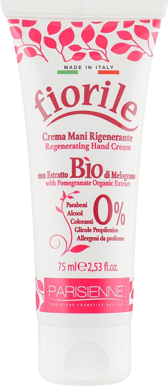 Крем для рук "Гранат" - Parisienne Italia Fiorile Pomergranate Hand Cream — фото N1
