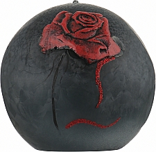 Парфумерія, косметика Декоративна свічка-куля "Чорна троянда", 80 мм - Soap Stories