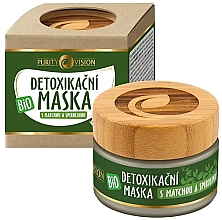 Детокс-маска для шкіри "Матча й спіруліна" - Purity Vision Bio Detox Mask With Matcha & Spirulina — фото N1