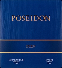 Instituto Espanol Poseidon Deep - Набір (ash/balm/150ml + edt/150ml) — фото N1