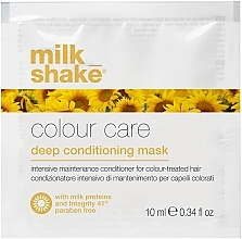 Духи, Парфюмерия, косметика Маска для окрашенных волос - Milk_Shake Colour Care Deep Conditioning Mask (пробник)