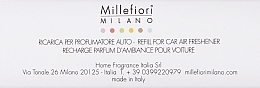 Парфумерія, косметика Картридж для аромадифузора в авто "Оксиген" - Millefiori Milano Icon Refill Oxygen