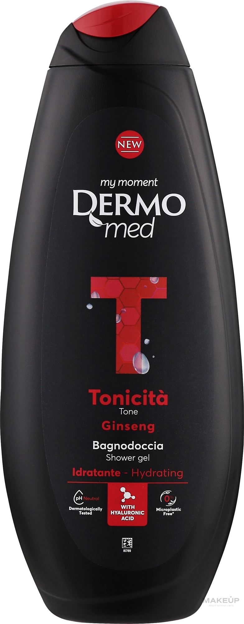 Гель для душу "Женьшень" - Dermomed Tone Ginsang Shower Gel — фото 750ml