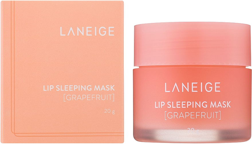 Нічна маска для губ з екстрактом грейпфрута - Laneige Lip Sleeping Mask Grapefruit — фото N4