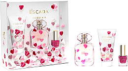 Парфумерія, косметика Escada Celebrate N.O.W. - Набір (edp/50ml + b/lot/50ml + nail/polish/4.5 ml)