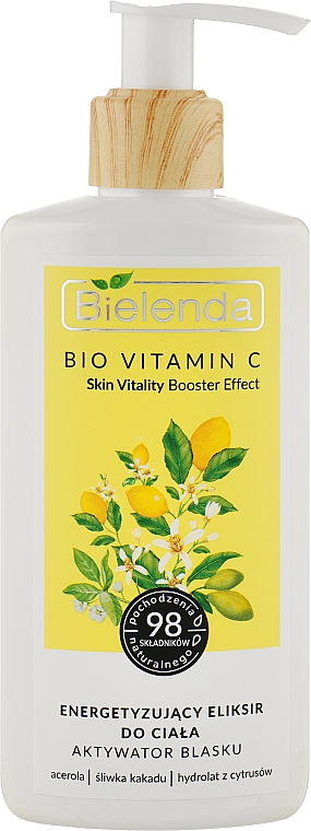 Бодрящий эликсир для тела - Bielenda Bio Vitamin C — фото N1