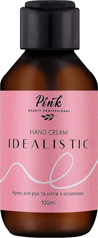 Крем для рук и ногтей с коллагеном "Idealistic" - Pink Hand Cream — фото N1