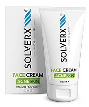 Парфумерія, косметика Крем для обличчя - Solverx Acne Skin Face Cream