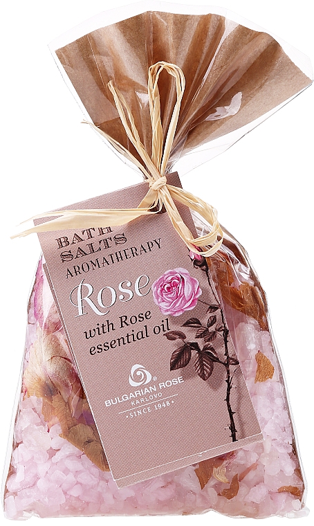 Соли для ванн "Роза" - Bulgarian Rose Bath Salts Rose — фото N3