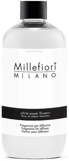 Наповнення для аромадифузора - Millefiori Milano Natural White Paper Flowers Diffuser Refill