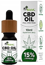 Парфумерія, косметика Харчова добавка "Олія конопель 15%" - Bio Relaksik CBD Oil 1500 mg