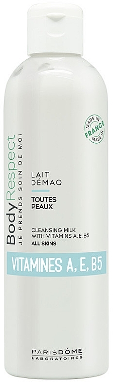 Очищувальне молочко для обличчя - Body Respect Cleansing Milk With Vitamins A, E, B5 — фото N1