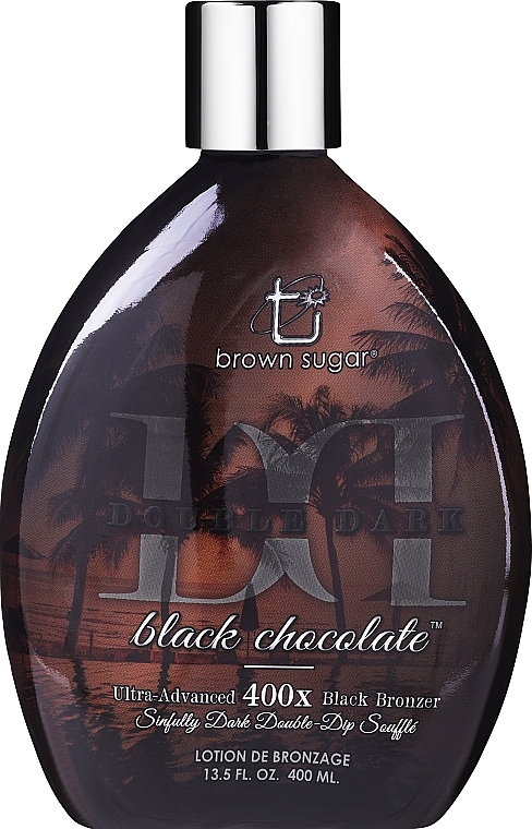 Крем для солярия с ультра-темными бронзантами и мега-силиконами - Brown Sugar Double Black Chocolate 400X — фото N3