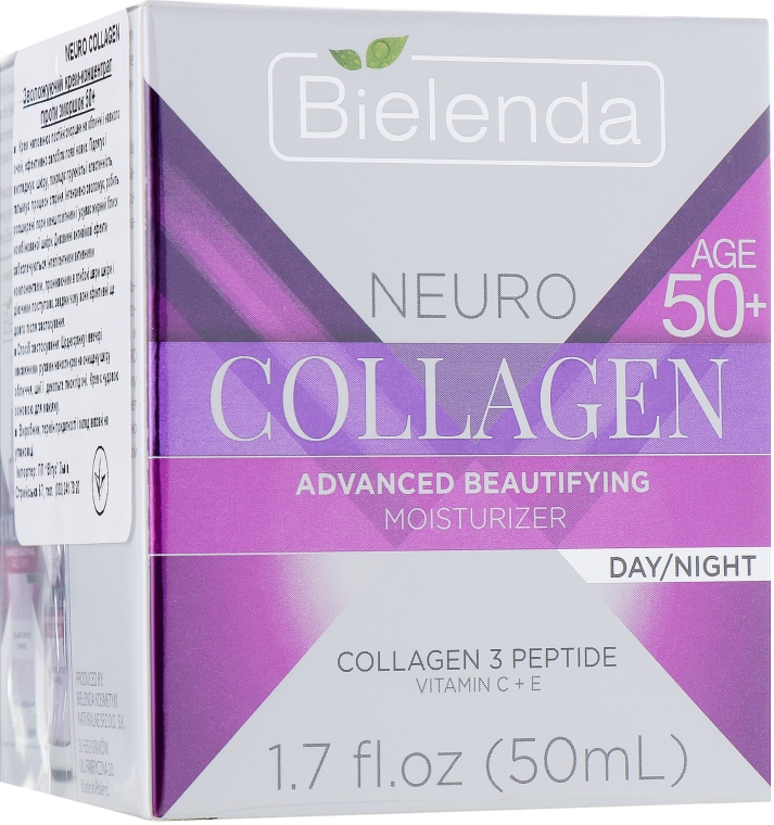 Крем-ліфтинг проти зморшок 50+ - Bielenda Neuro Collagen Lifting Anti-Wrinkle Cream