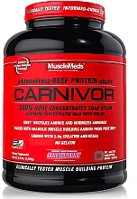 Протеїн яловичий, полуниця - MuscleMeds Carnivor Beef Protein Powder Strawberry — фото N1
