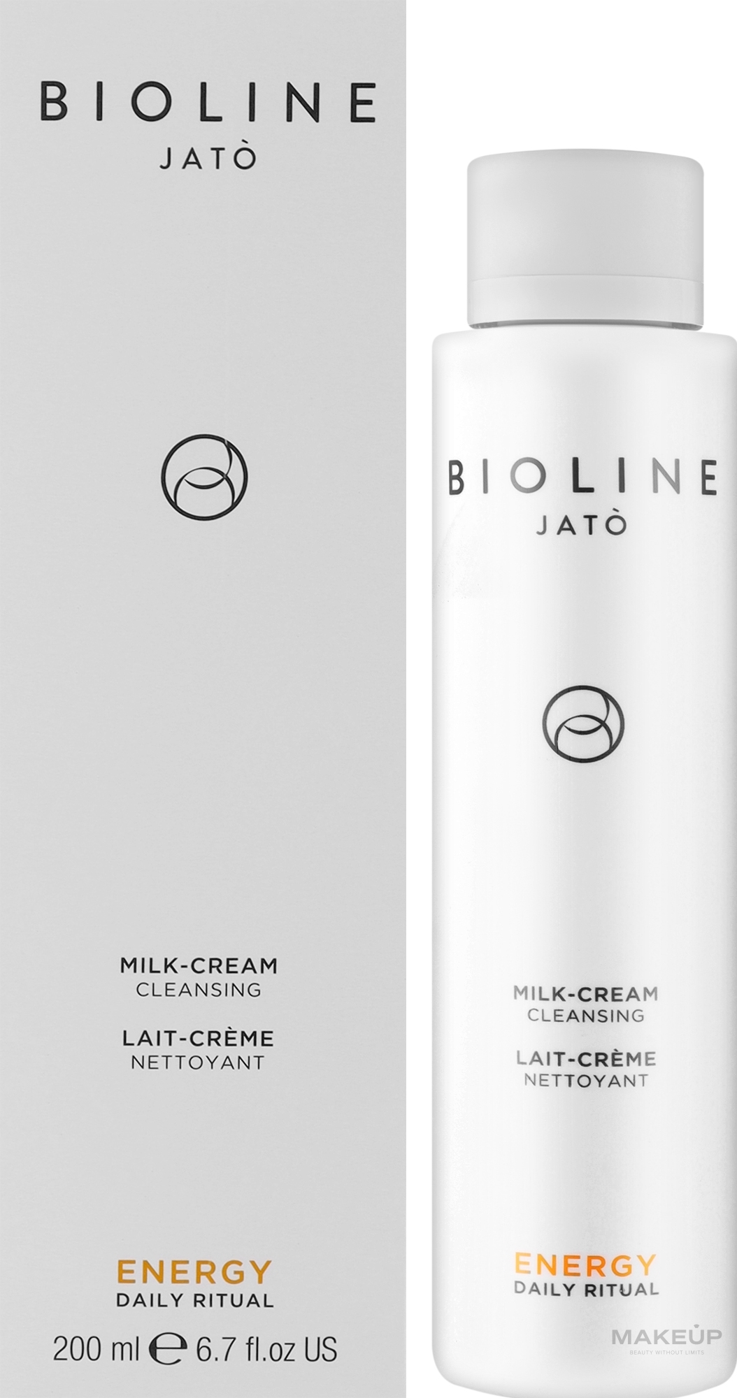 Витаминизирующее молочко для лица - Bioline Jato Energy Milk-Cream Cleansing — фото 200ml