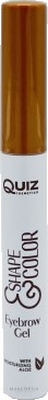 Гель для бровей - Quiz Cosmetics Shape Color Eyebrow Gel — фото Light