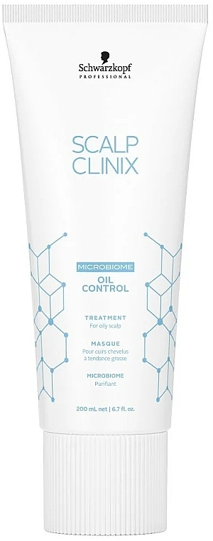 Маска для контролю жирності шкіри голови - Schwarzkopf Professional Scalp Clinix Oil Control Treatment — фото N1
