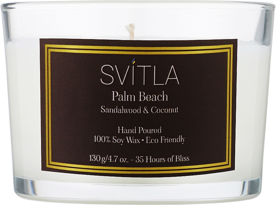 Ароматична свічка "Палм Біч" - Svitla Palm Beach — фото N1