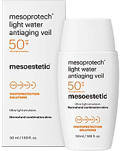 Емульсія для тіла - Mesoestetic Mesoprotech Light Water Antiaging Veil 50+ — фото N1