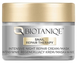 Интенсивно регенерирующая ночная крем-маска для лица - Biotaniqe Snail Repair Therapy Intensive Night Repair Cream-Mask — фото N2