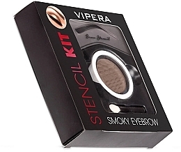 Одинарні тіні для повік - Vipera Smoky Eyebrow Stencil Kit — фото N3