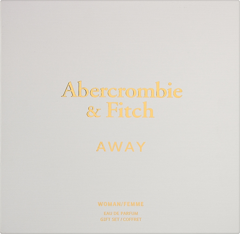Abercrombie & Fitch Away Femme - Набор (edp/100ml + edp/15ml + b/lot/200ml) — фото N1