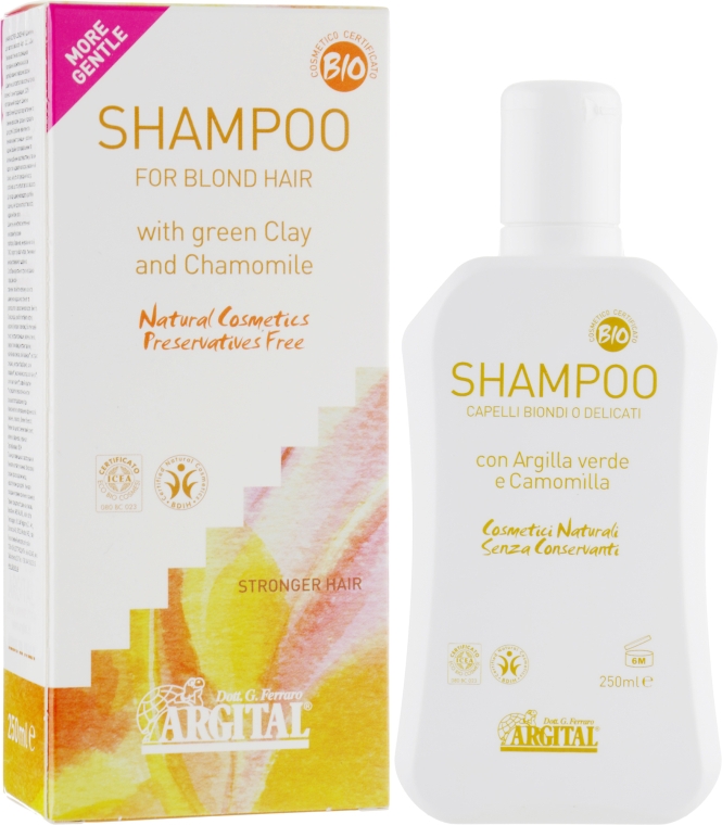 Шампунь для светлых волос - Argital Shampoo For Blonde Hair — фото N2