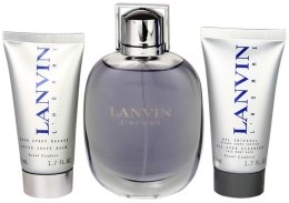 Духи, Парфюмерия, косметика Lanvin L'Homme Lanvin - Набор (edt/100ml + ash/balm/50ml + sh/gel/50ml)