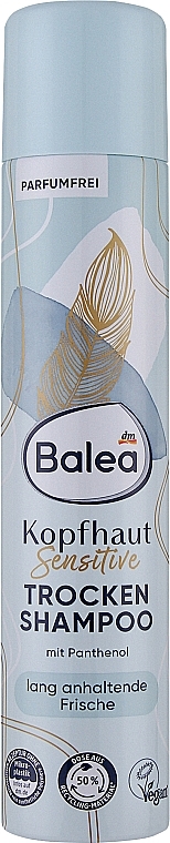 Сухий шампунь для чутливого волосся та шкіри голови - Balea Sensitive — фото N1