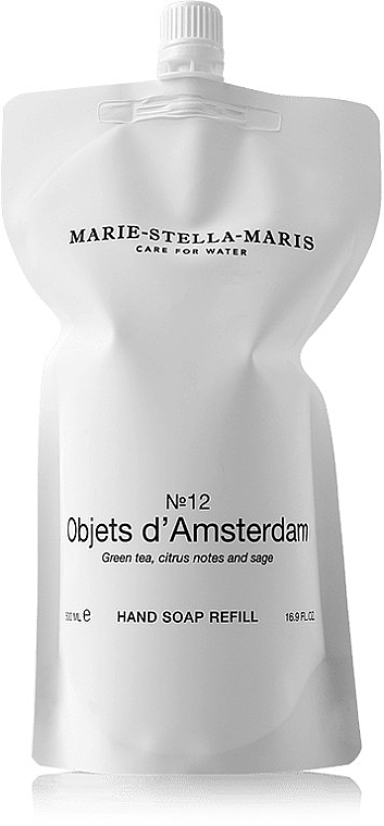 Мыло для рук - Marie-Stella-Maris №12 Objets d'Amsterdam Hand Soap Refill (сменный блок) — фото N1