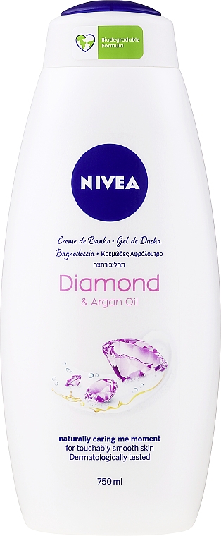 Крем-гель для душу «Діамантова роса» - NIVEA Bath Care Diamond Touch Shower Gel — фото N3