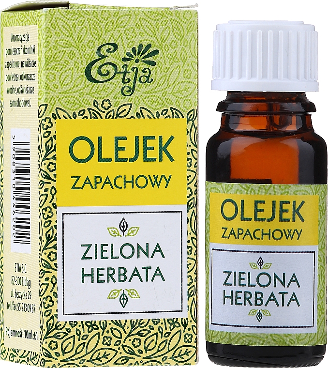 Ароматна олія "Зелений чай" - Etja Aromatic Oil — фото N2