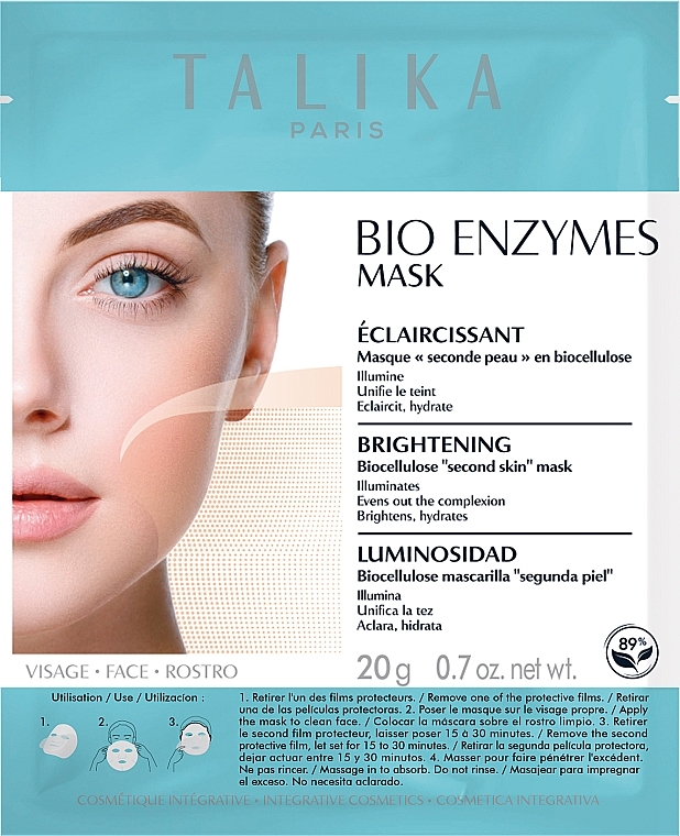 Осветляющая маска для лица - Talika Bio Enzymes Brightening Mask — фото N1