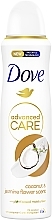 Парфумерія, косметика Дезодорант-спрей - Dove Advanced Care Coconut & Jasmine Flower Antiperspirant Deodorant Spray