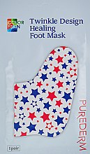 Парфумерія, косметика Маска-шкарпетки для ніг - Purederm Twinkle Design Healing Foot Mask