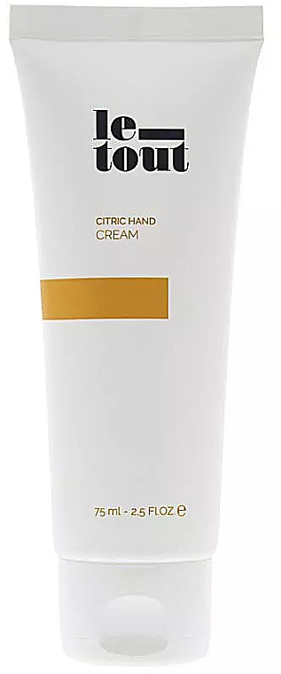 Зволожувальний крем для рук "Лимонний" - Le Tout Citric Hand Cream — фото N1