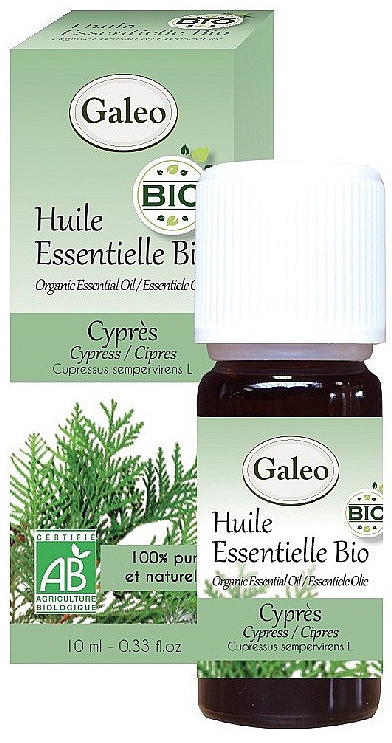 Органическое эфирное масло кипариса - Galeo Organic Essential Oil Cypress — фото N1