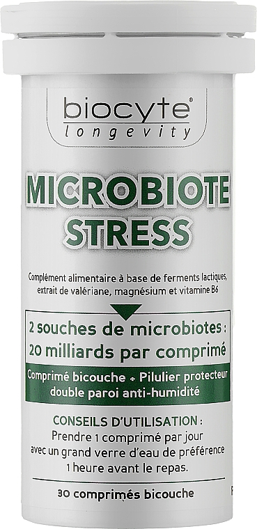 Пищевая добавка от стресса - Biocyte Longevity Microbiote Stress — фото N1
